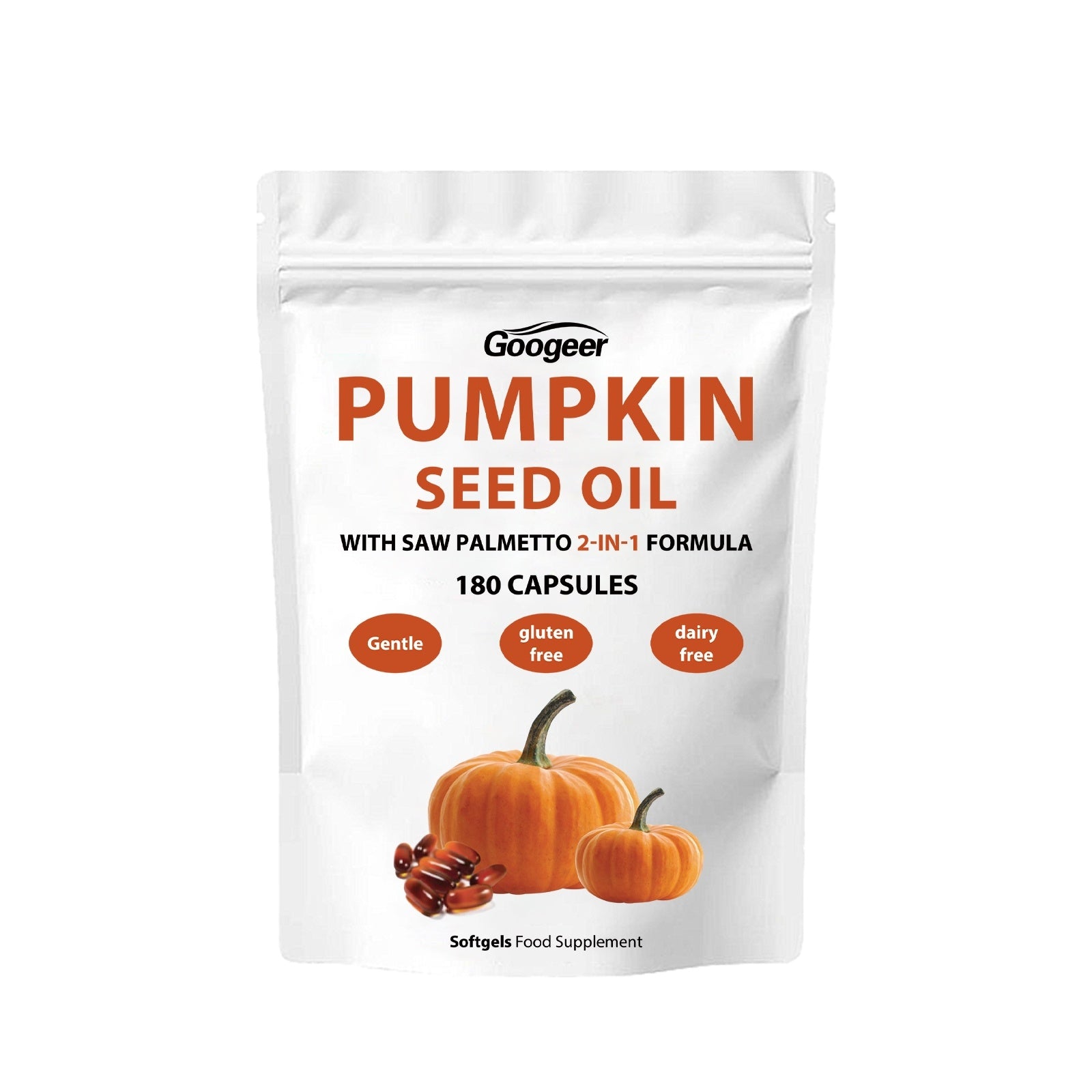 Revivum™ Pumpkin Seed Oil Capsules — Advanced Hair Thickness & Growth Support